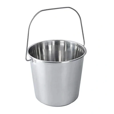 Image de ORION GROUP Seau de cuisine en acier inoxydable qualité alimentaire 5 litres