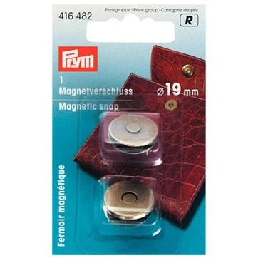 Afbeelding van Magneetsluiting Oud Messing 19 Mm Knopen