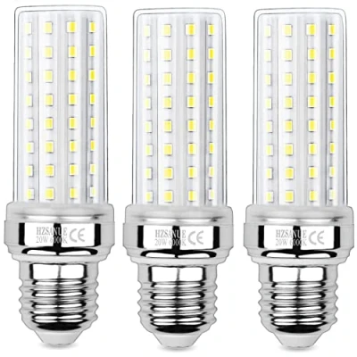 Afbeelding van HZSANUE E27 LED Maïs Lampen 20W, 150W Gloeilampen Equivalent, 6000K Daglicht Wit, 2200Lm, Edison Schroef Lampen, niet Dimbaar, Pakket van 3
