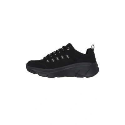 Afbeelding van Skechers D&#039;Lux Walker 2.0 Golden Step Dames Sneakers Zwart/Roségoud Maat 40