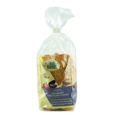 Afbeelding van Billy&#039;s Farm Biologische Cranberry Chocolade Koekjes 175GR