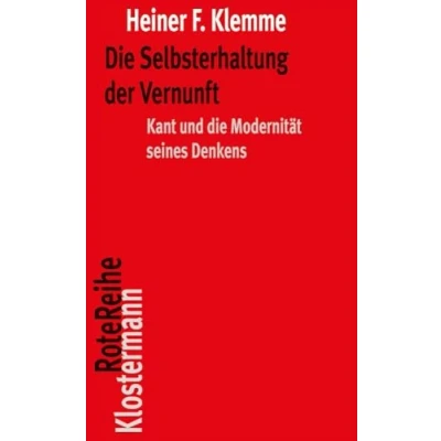 Afbeelding van Die Selbsterhaltung Der Vernunft
