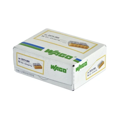 Afbeelding van WAGO 4 x 0,5 2,5mm² Transparant Rood (100 stuks)