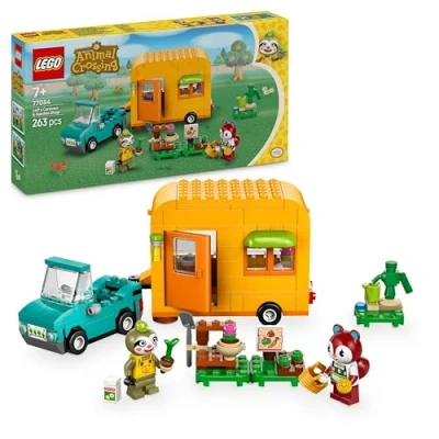 Image de LEGO® Animal Crossing™ 77054 Caravane et stand de jardinage Racine
