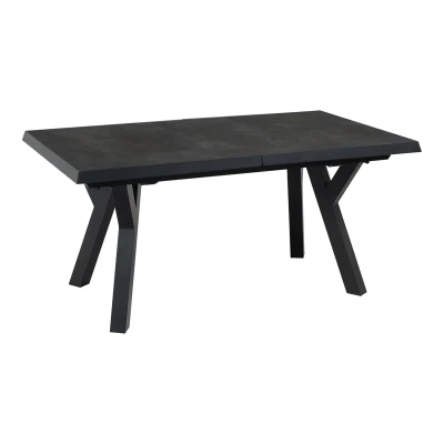 Afbeelding van Murcia negro uitrektafel exclusive 163/203x93cm matt antraciet