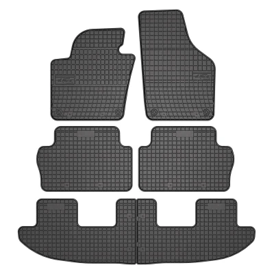 Afbeelding van FROGUM 04051 Vloermatset Rubber Achter 2 Zwart Op maat gemaakt SEAT: Alhambra II, VOLKSWAGEN: Sharan II