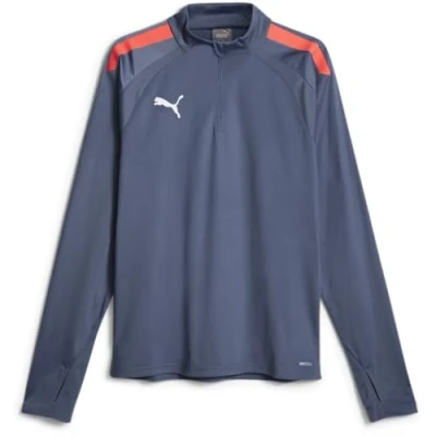 Afbeelding van Puma Heren Trainingstop Teamliga 1/4 Zip Top 053 Fire Orchid