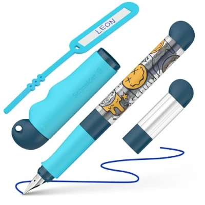 Afbeelding van Schneider kindervulpen Base Kid blauw/turquoise beginnersvulpen S 162813