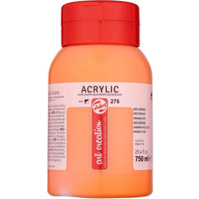 Afbeelding van Talens Art Creation acrylverf flacon van 750 ml, azo oranje