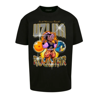 Afbeelding van Upscale by Mister Tee Uzijin Heavy Tshirt print, Heren, Maat: 5XL, Black