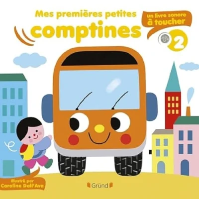 Afbeelding van MES PREMIERES PETITES COMPTINES,2 UN LIVRE SONORE A TOUCHER
