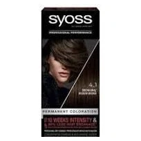 Afbeelding van Syoss, Haarkleur, Permanente Haarverf Kleuring 4 1 Medium Bruin (4 Middelbruin)