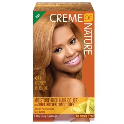 Afbeelding van Creme Of Nature Moisture Rich Hair Color Kit C41 Honey Blonde