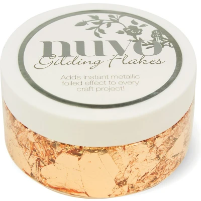 Afbeelding van Nuvo gilding flakes (200ml) sunkissed copper 852N
