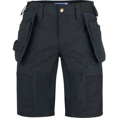 Afbeelding van ProJob 3521 STRETCHSHORT MET AFNEEMBARE SPIJKERZAKKEN 643521 Zwart