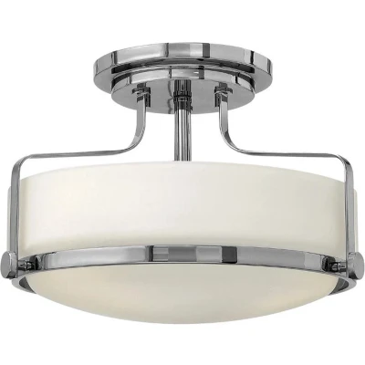Afbeelding van Hinkley LED Plafondlamp Harper 3X E27 Max 60W Dimbaar Polished Chrome