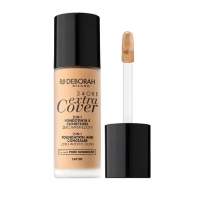 Afbeelding van 24 Ore Extra Cover 2 in 1 foundation en concealer spf20 n. 03 zand