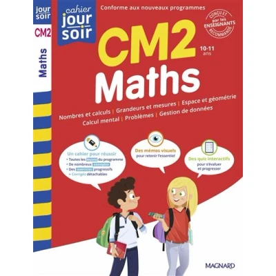 Image de Maths CM2 Cahier Jour Soir