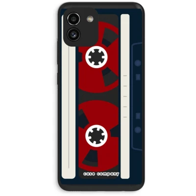 Afbeelding van Case Company® hoesje geschikt voor Samsung Galaxy A03 Here&#039;s your tape Soft Cover Telefoonhoesje Bescherming aan alle Kanten en Schermrand