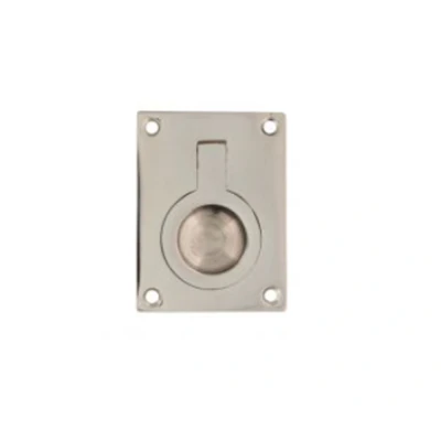 Afbeelding van Intersteel Luikring 50 x 39 mm vernikkeld