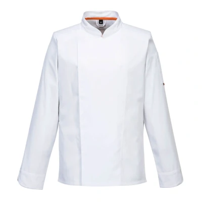Afbeelding van Stretch Mesh Air Pro jack met Lange Mouwen maat L, White
