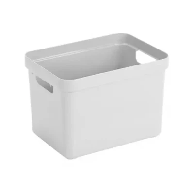 Afbeelding van Sunware Sigma home opbergbox 18L wit 35 x 24,6 24,3 cm