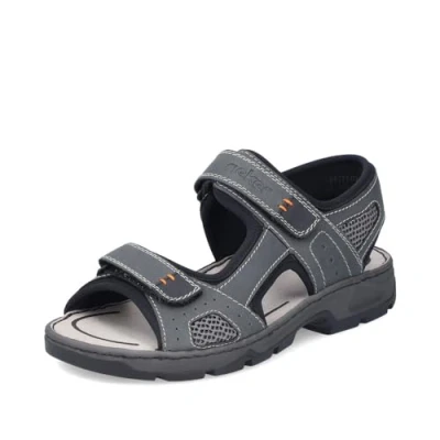 Afbeelding van Rieker Lente/Zomer 26156, gesloten sandalen voor heren, Grijs 47