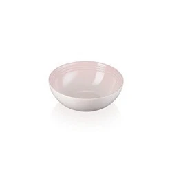 Afbeelding van Le Creuset Aardewerken Saladeschaal In Shell Pink 24cm