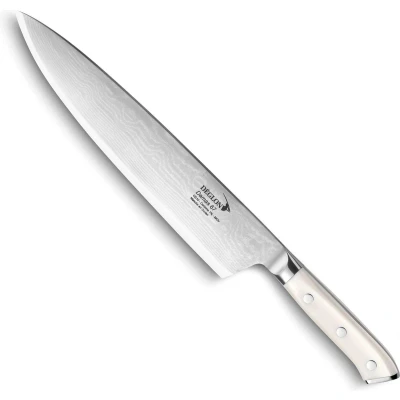 Afbeelding van Déglon Damas 67 Professioneel Koksmes 25 cm Damaststaal Elegantie en Duurzaamheid