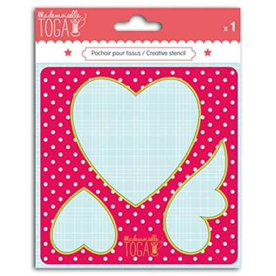 Image de Pochoir couture Coeurs