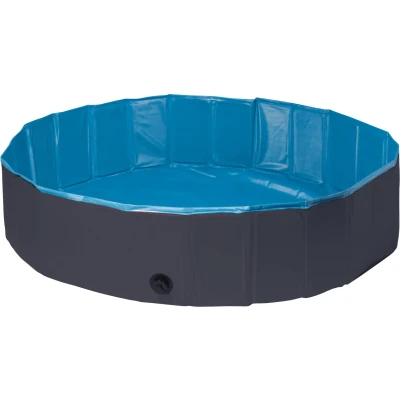 Afbeelding van Flamingo Splash Zwembad Honden Rond Donker Grijs/ Blauw 120x30cm 1st 138846