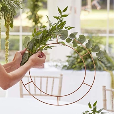 Afbeelding van Ginger Ray Botanical Wedding Decoratie Ringen Rose Gold (3 stuks)