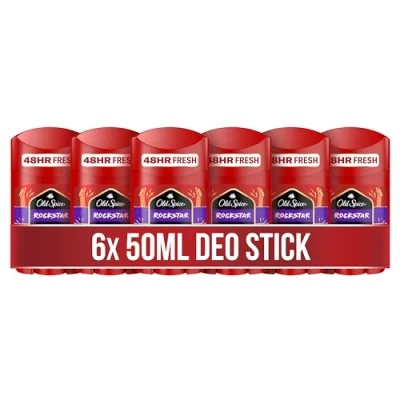Afbeelding van Old Spice Rockstar Deo Stick Voordeelverpakking 6 x 50 ml