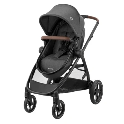 Afbeelding van Maxi Cosi Zelia S Trio 3 in 1 Kinderwagen Inclusief autostoeltje en luiertas Dark Grey