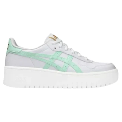 Afbeelding van Asics Sportstyle Japans S PF Sneakers laag, Dames, Maat: 39.5, White/mint tint Hoogwaardig imitatieleer