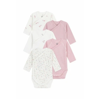 Afbeelding van Petit Bateau Newborn 5 PACK Body multicoloured voor kinderen, Maat: 67, Multi coloured