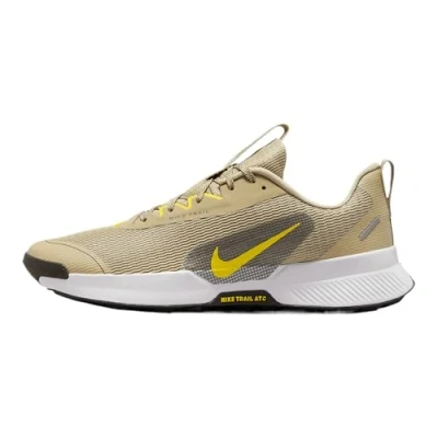 Afbeelding van Nike Performance Juniper 3 Trail hardloopschoenen, Heren, Maat: 45.5, Desert khaki/lightening/med ash/white Textiel/ synthetisch