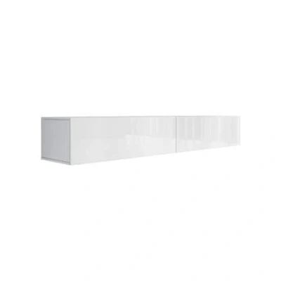 Afbeelding van Meubella TV Meubel Flame Wit 200 cm (2x 100)
