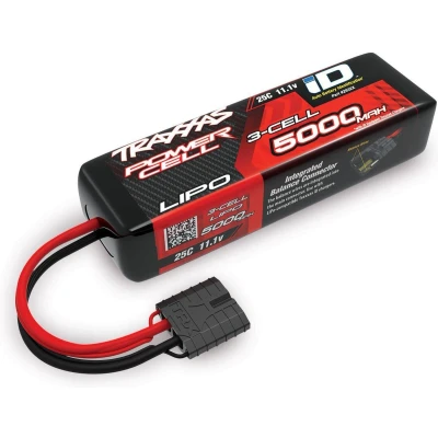 Afbeelding van Power Cell LiPo 5000mAh 11.1V 3S 25C short 135mm