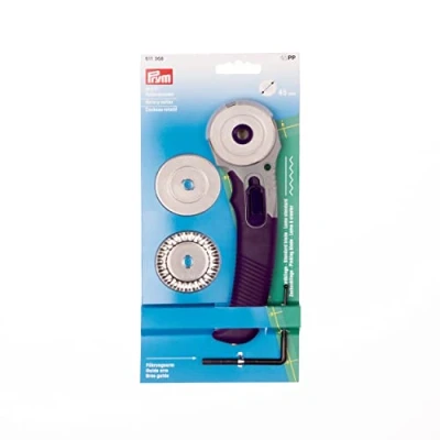 Afbeelding van Prym, Roestvrij staal, paars, 611368 meerkleurig, 3 messen, 45 mm