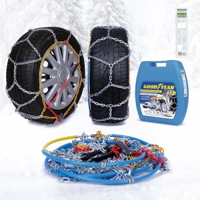 Afbeelding van Goodyear 77938 &quot;12 mm&quot; sneeuwkettingen 12 mm, maat 255, geschikt voor SUV&#039;s, bedrijfsvoertuigen, 4x4, TÜV en ÖNORM goedkeuring