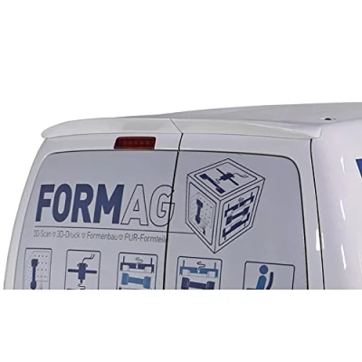 Afbeelding van RDX Racedesign Dakspoiler passend voor Volkswagen Caddy 2004 2015 &amp; (met 2 achterdeuren) (PUR IHS)