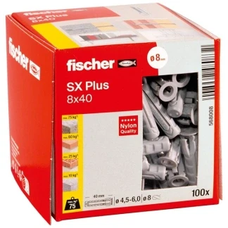 Afbeelding van Spreidplug Fischer 100 stuks (8x40)