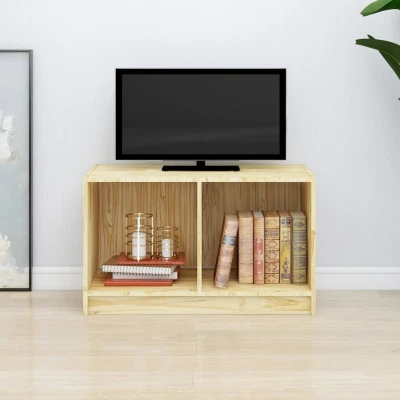 Afbeelding van Tv meubel 70x33x42 cm massief grenenhout