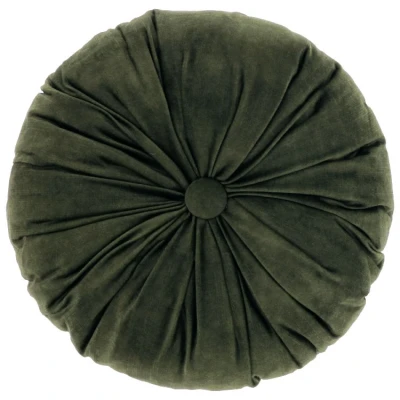 Afbeelding van Unique Living Kussen Basics Ø40 cm wintergroen