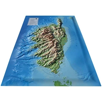 Image de Carte en relief de la corse