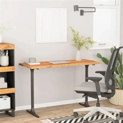 Afbeelding van Bureaublad rechthoekig 120x50x2,5 cm massief acaciahout