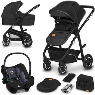 Afbeelding van Lionelo Bianka Kinderwagen 3 in 1 incl. autostoel 0 22kg XXL Buggy 3in1