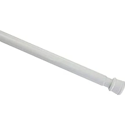 Image de GARDINIA Tringle de serrage en métal extensible sans perçage ni vis Ø 23/26 mm Longueur 90 140 cm Blanc