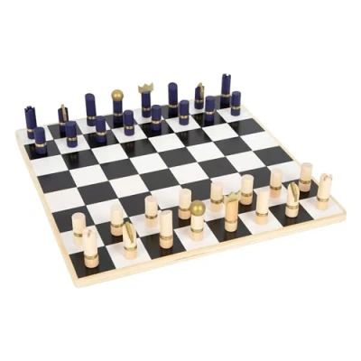 Afbeelding van Small Foot Schaak en Backgammon Spel (Golden Edition)